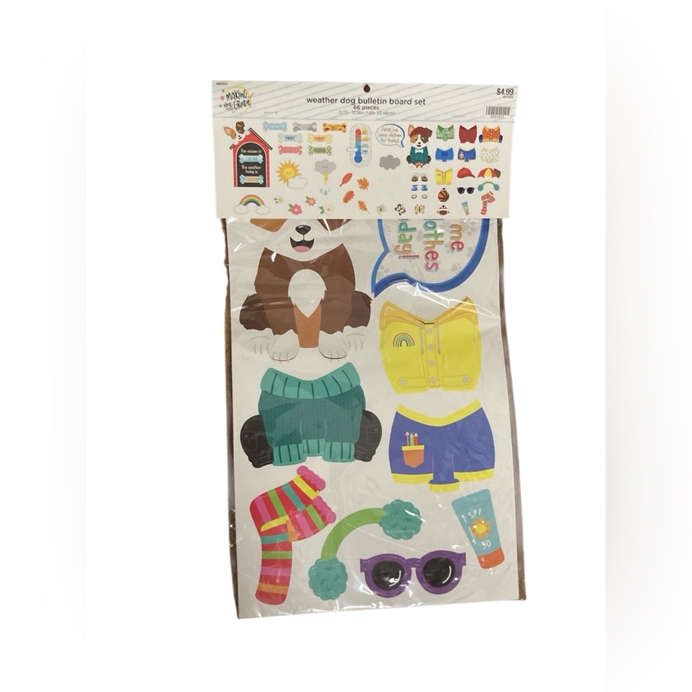Making the Grade Weather Dog Bulletin Board Set